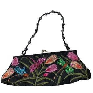 Embroidered Handbag Purse